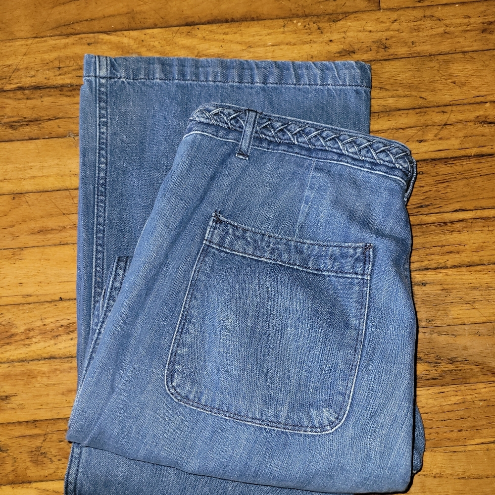 Gap original flare braided waist